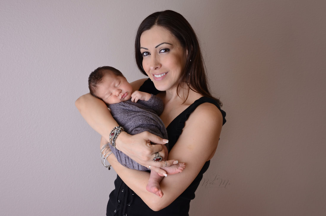 mama snuggles her sweet little man ~ 24 day old baby boy {corona newborn photography}