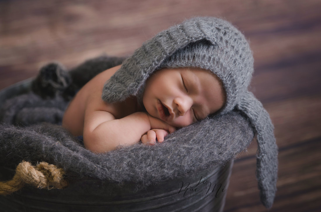 10 day old baby boy bunny {norco newborn photography}